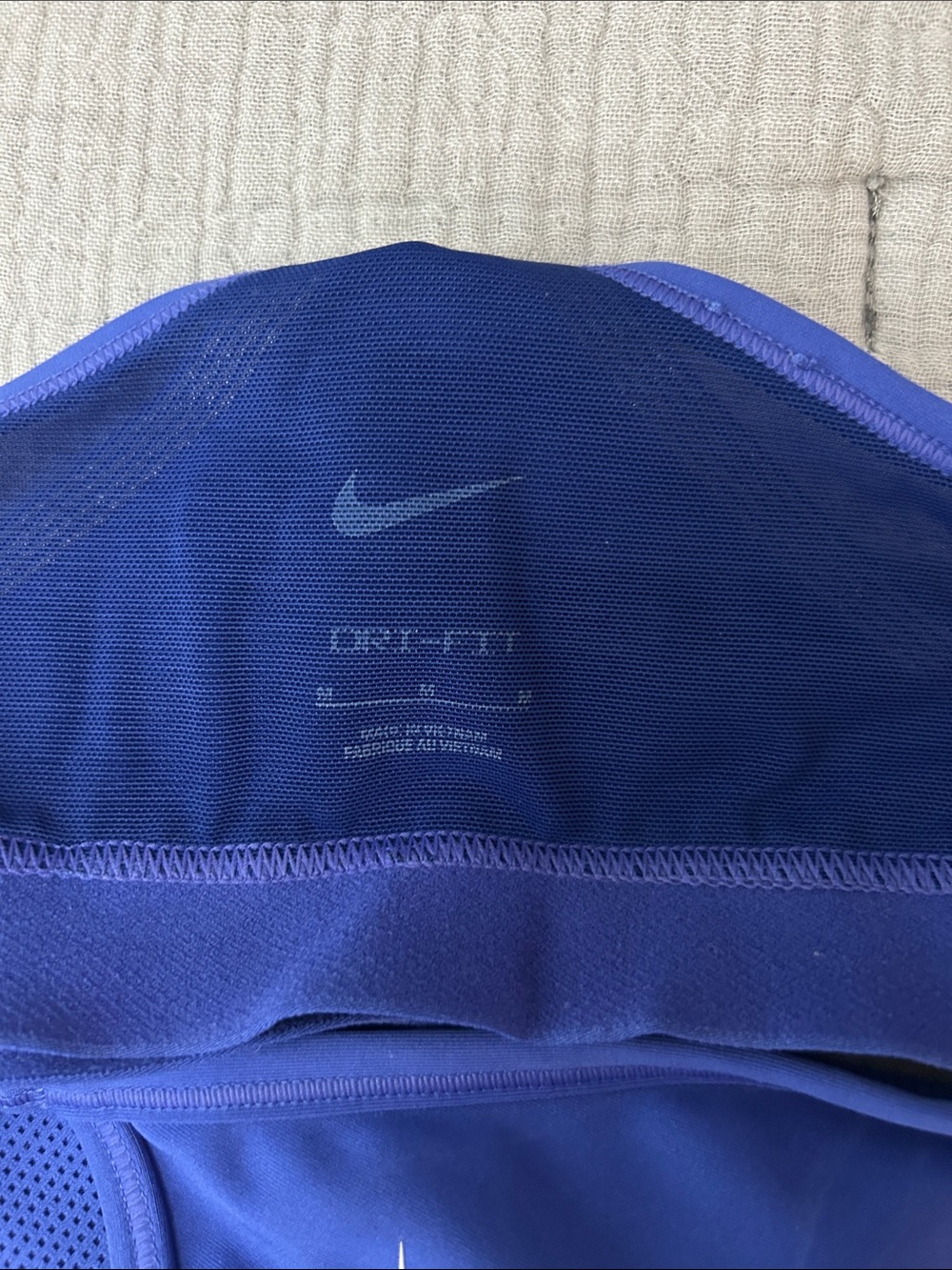 Nike Women's Royal Blue Strappy Sports Bra - Picture 2 of 4